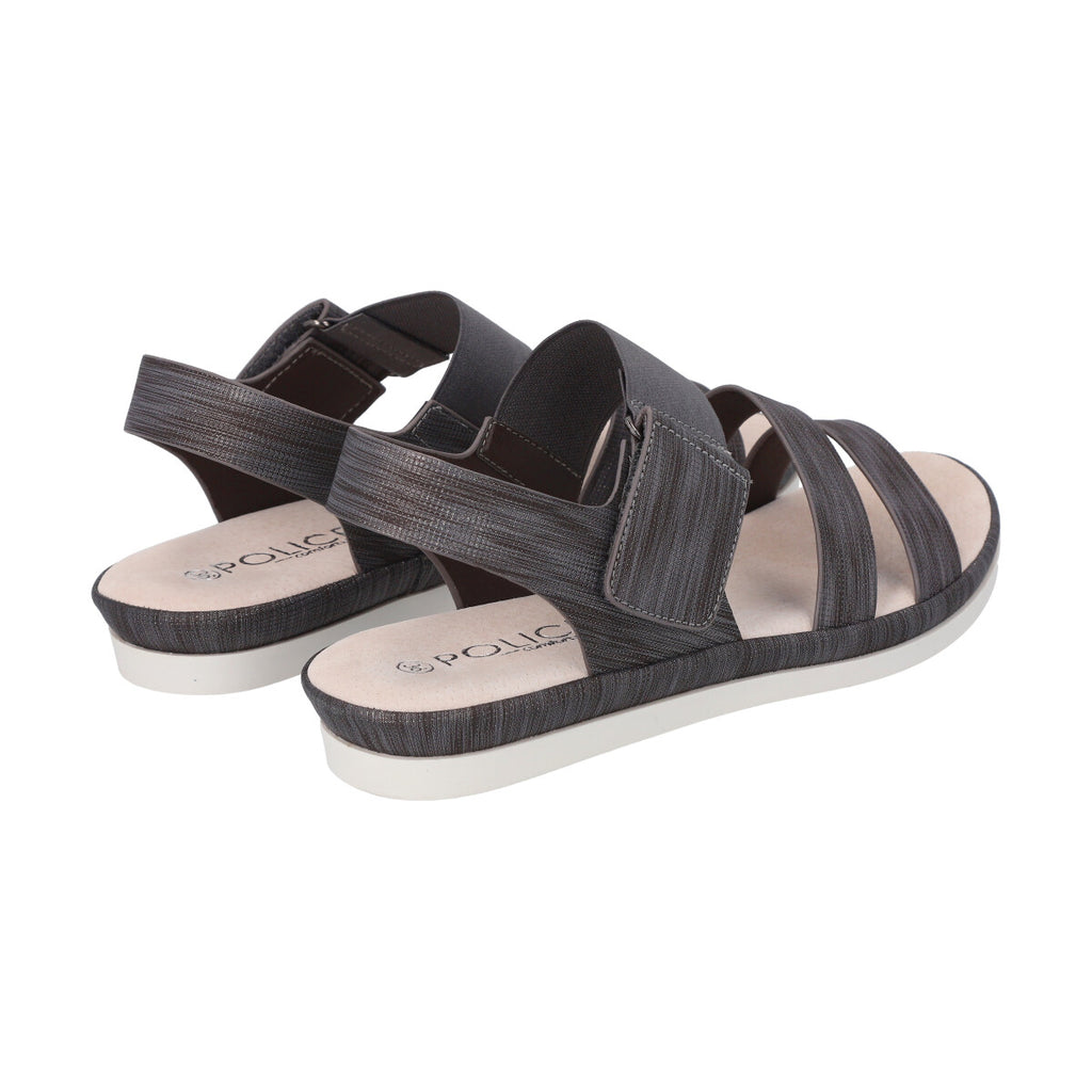 Sandalia Mujer Gris Macu Police