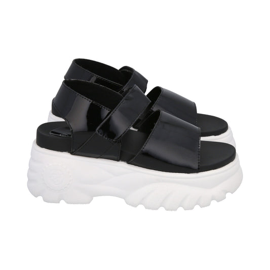 Sandalia Mujer Negro Plataforma Mixen 21 Police