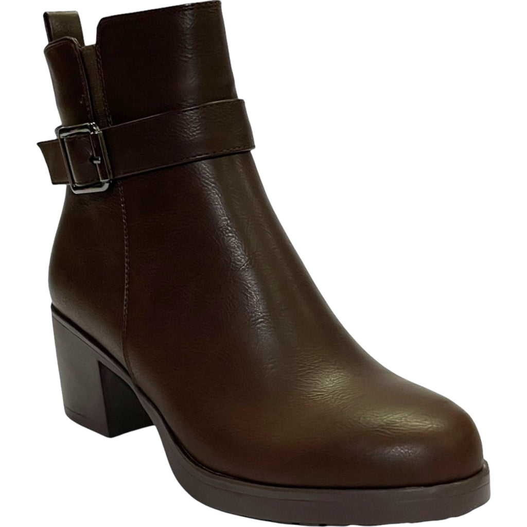Botin Casual Mujer Cafe Augusta Detogni