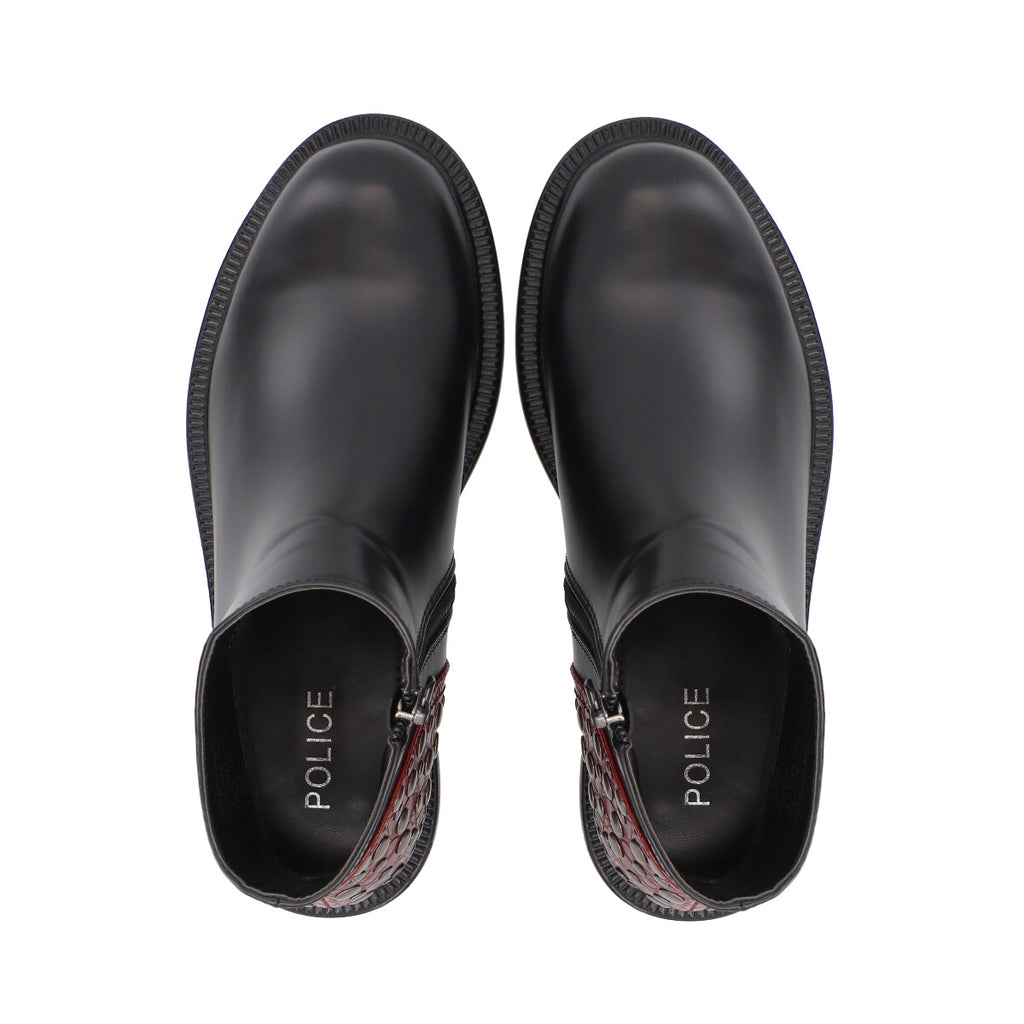 Botin Mujer Negro Galli  Police