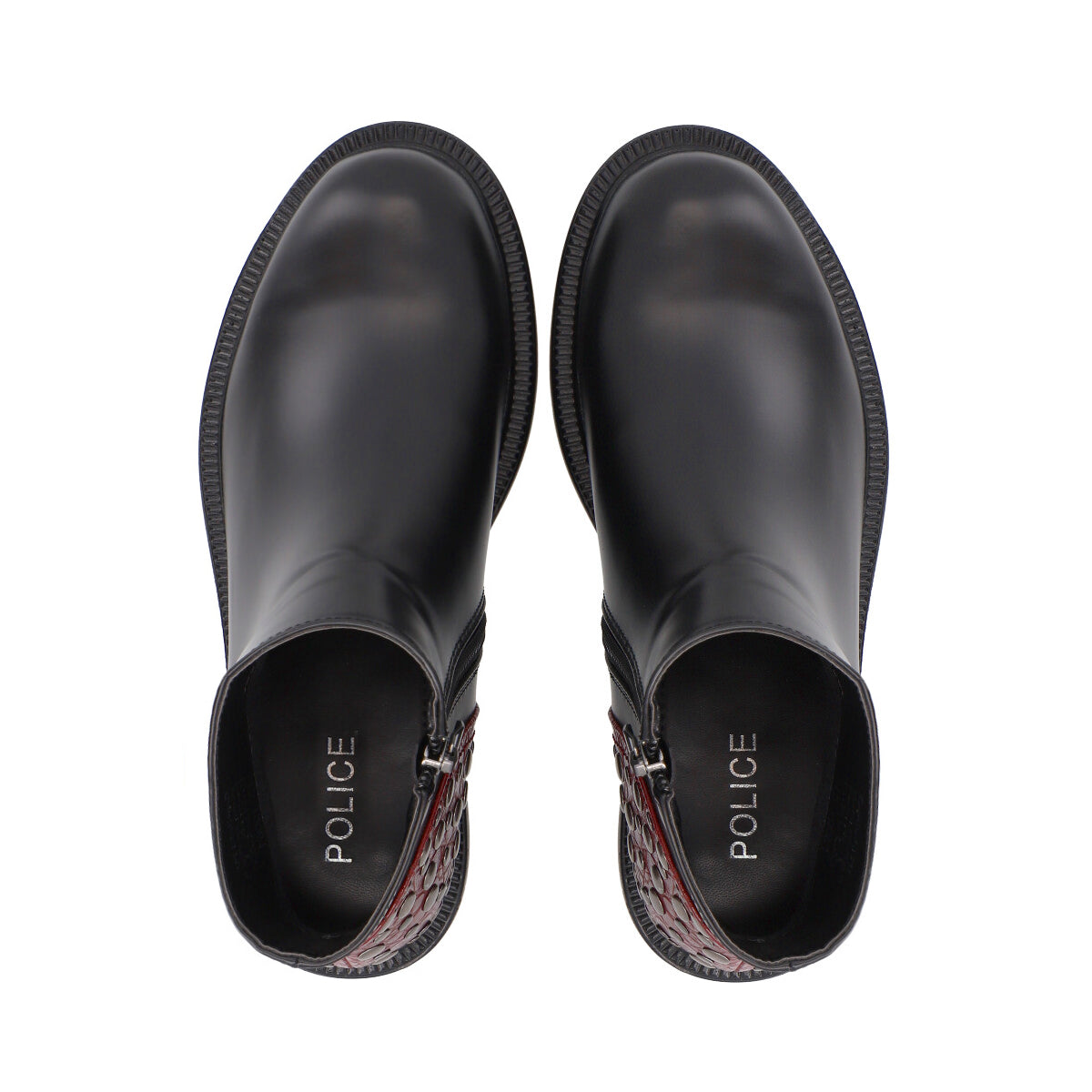 Botin Mujer Negro Galli  Police