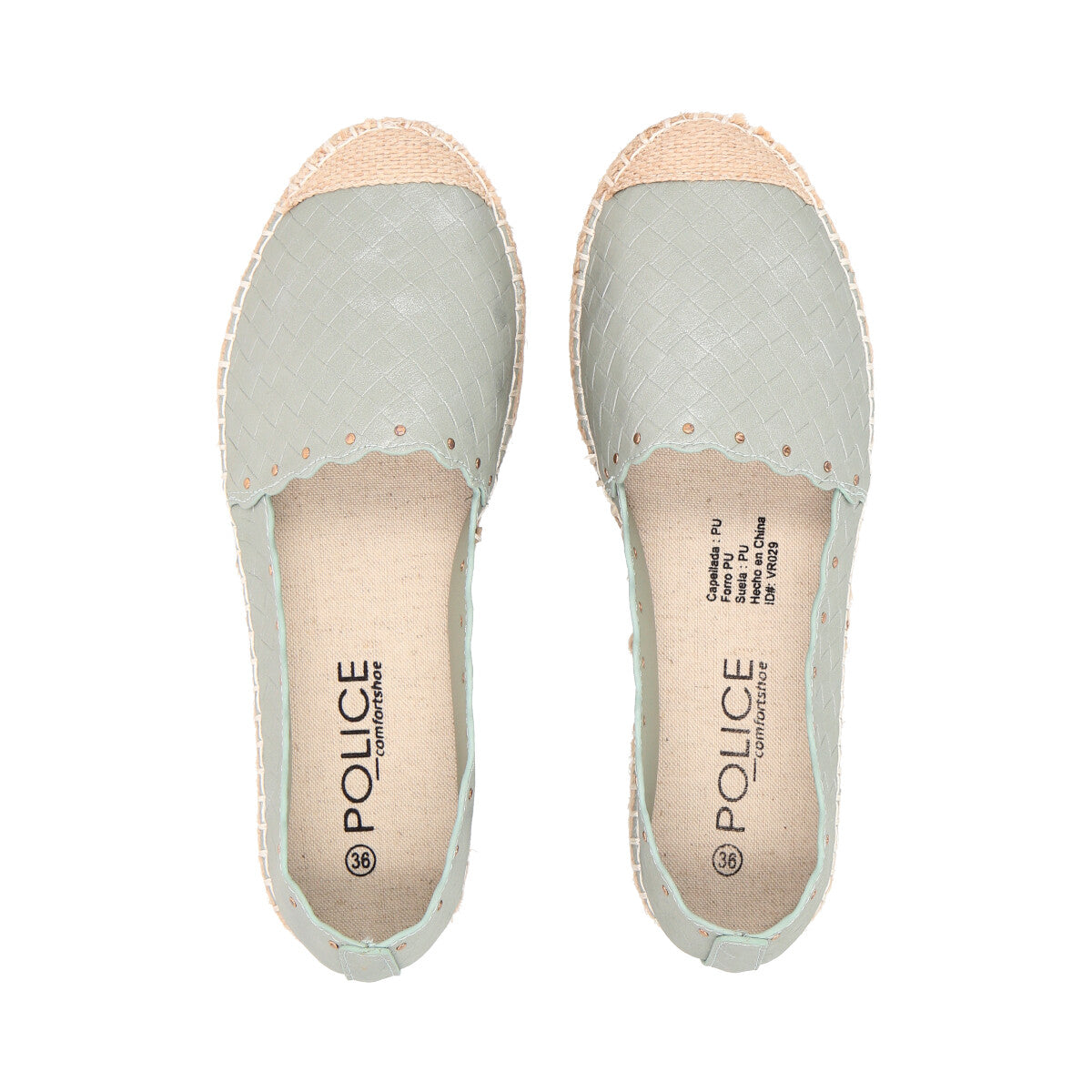 Alpargata Rose Azul Police