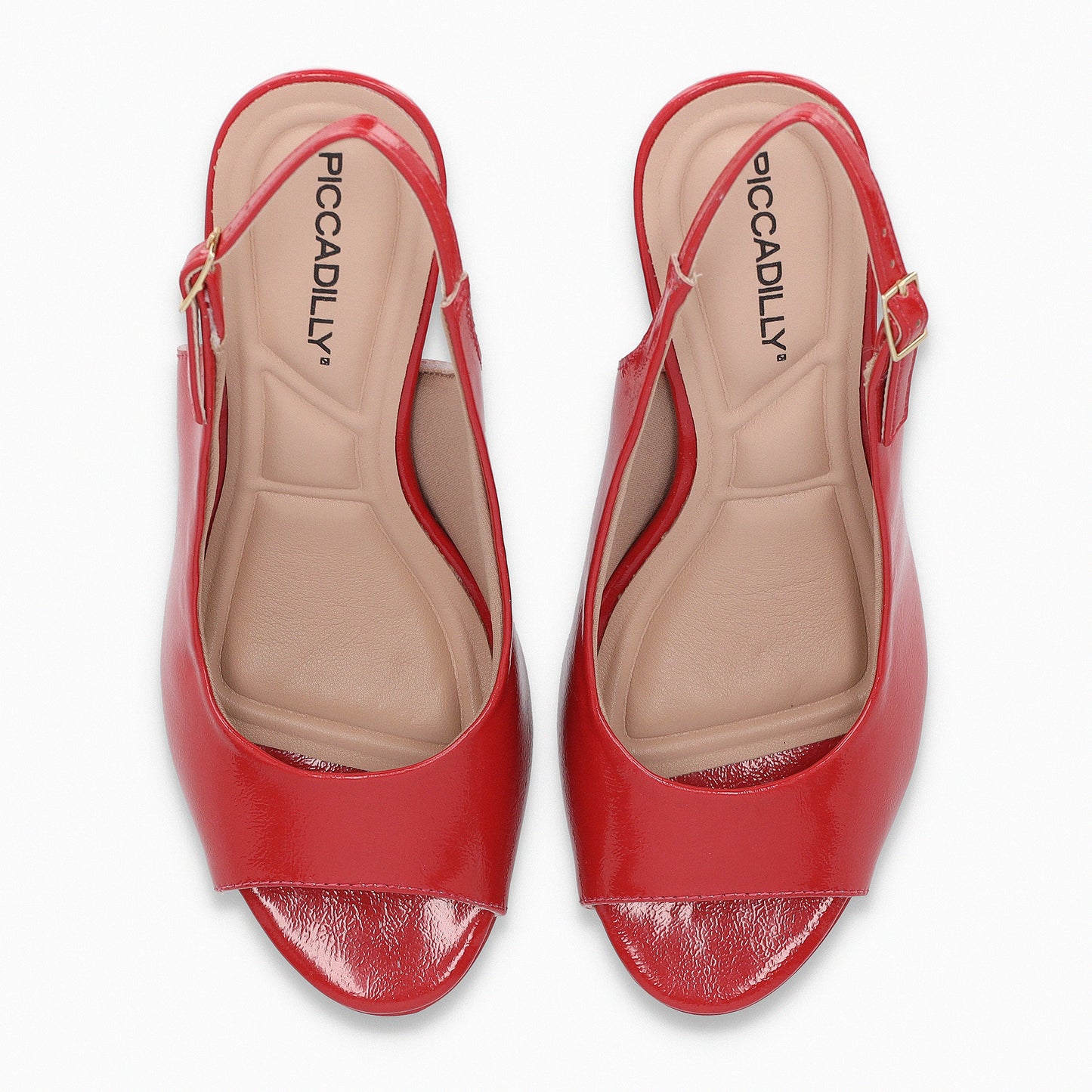 Sandalia Mujer Rojo/Charol Cristine Piccadilly