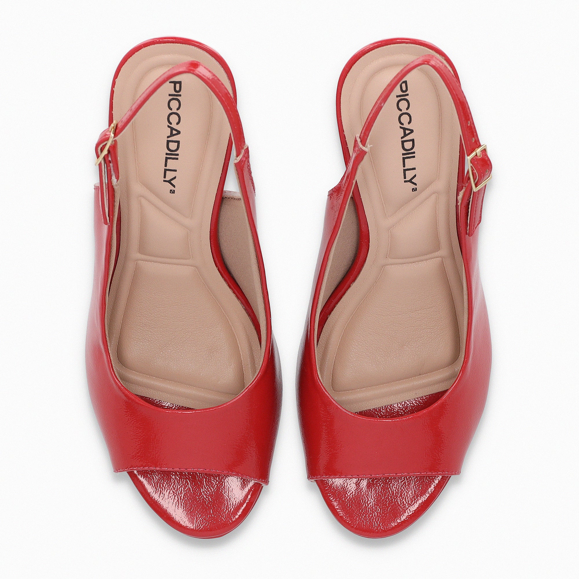 Sandalia Mujer Rojo/Charol Cristine Piccadilly