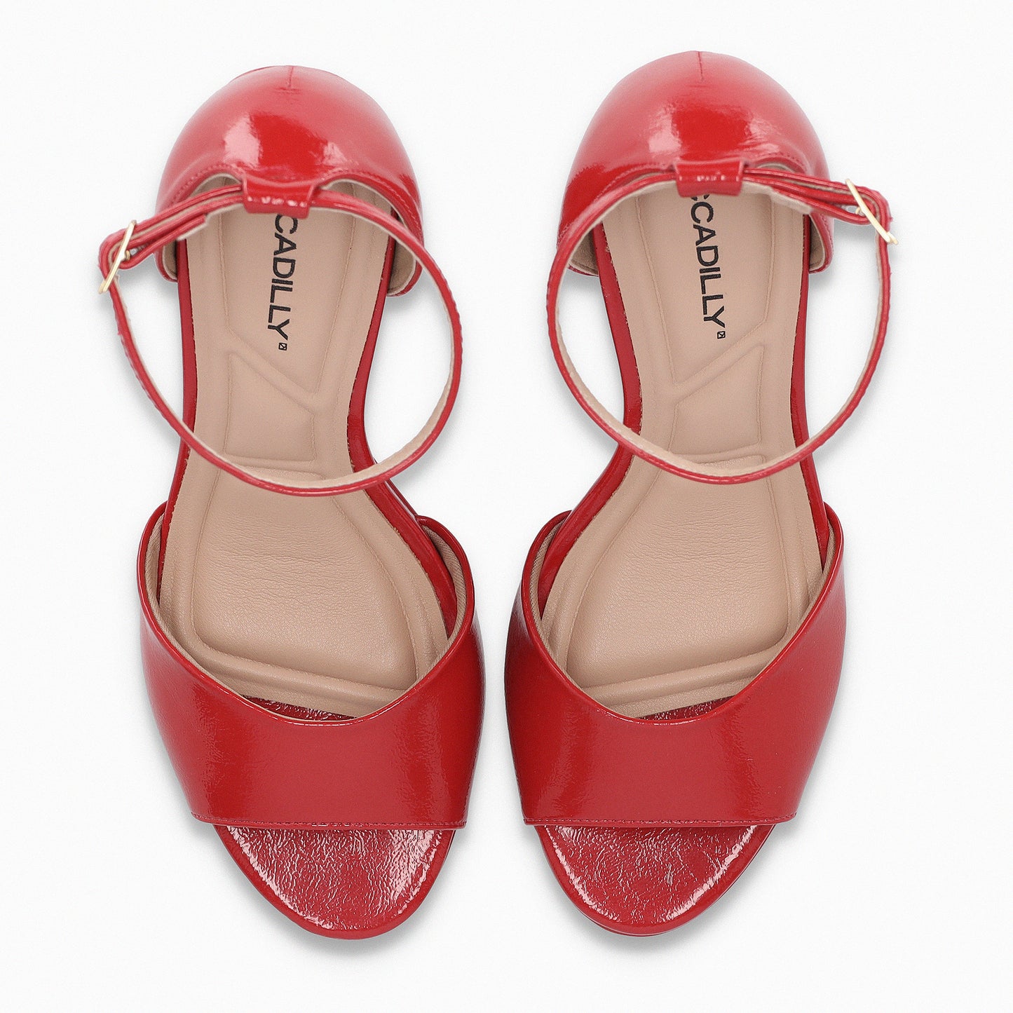 Sandalia Mujer Rojo/Charol Cristine 319 Piccadilly