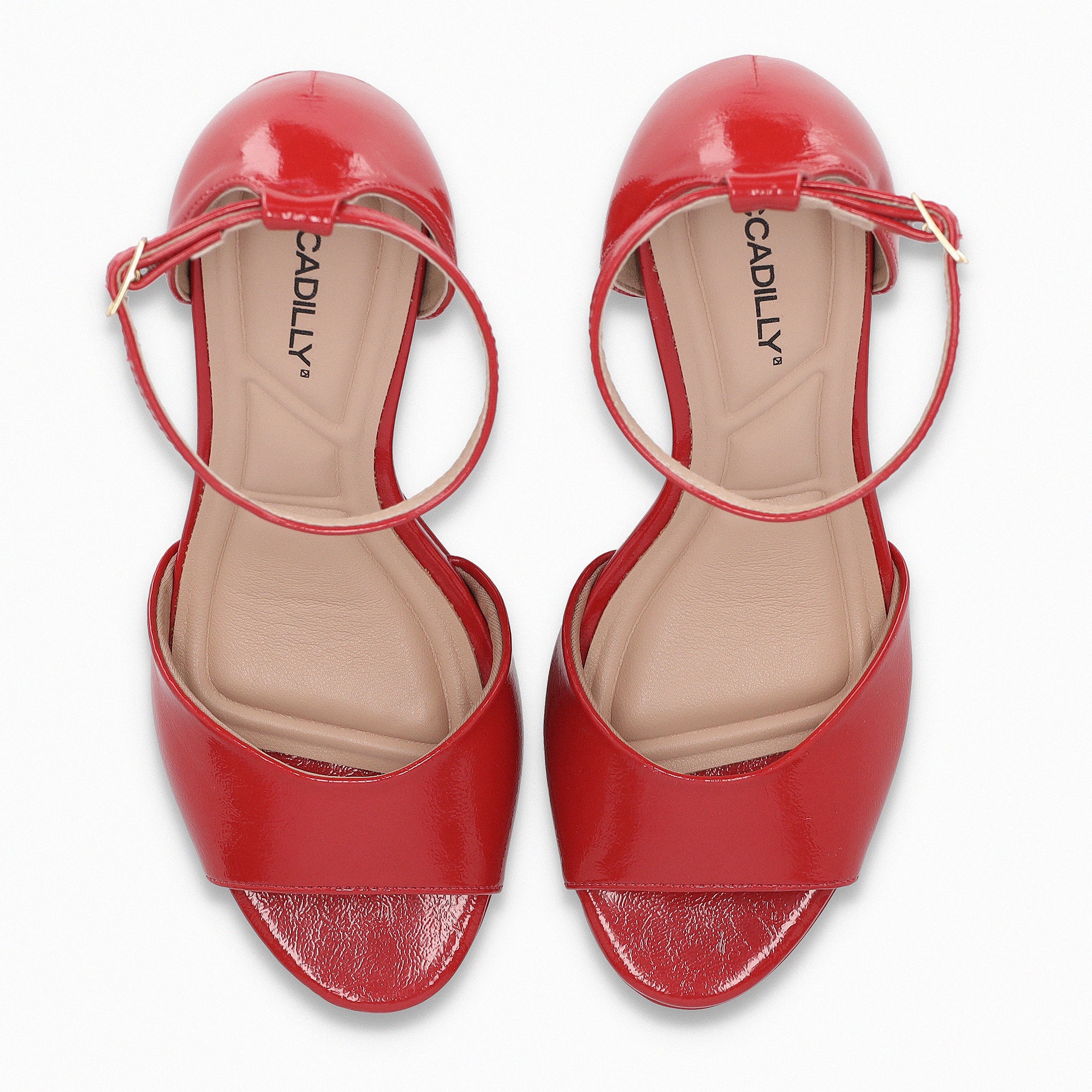 Sandalia Mujer Rojo/Charol Cristine 319 Piccadilly