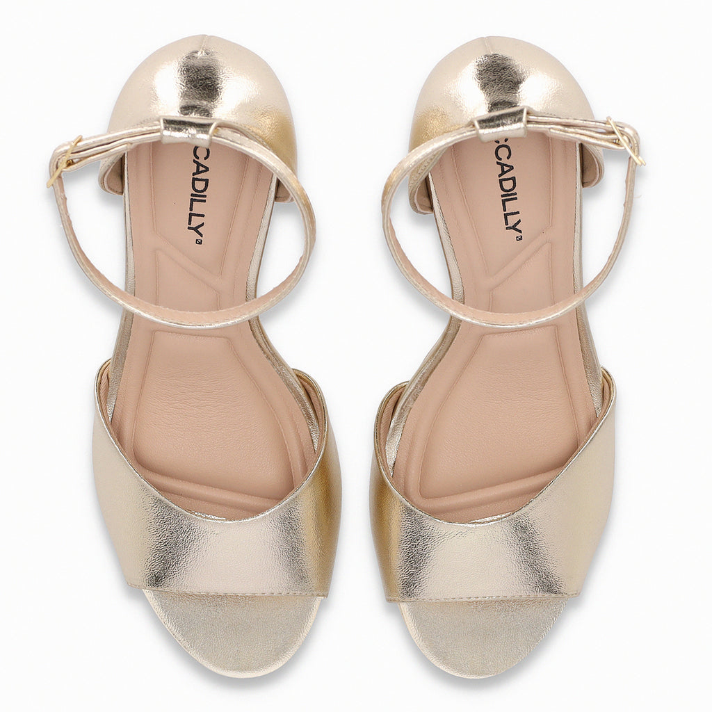 Sandalia Mujer Dorado Cristine 325  Piccadilly