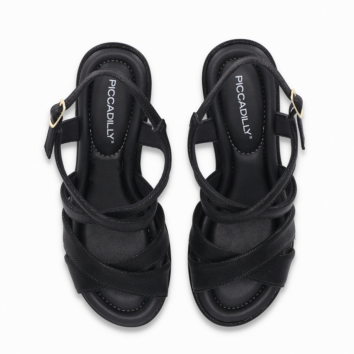 Sandalia Mujer Negro Marcia Piccadilly