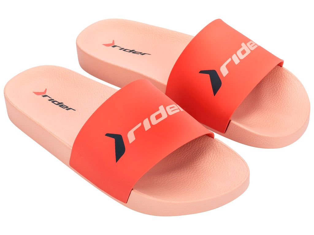 Sandalia Mujer Beige/Naranja Full Basic Rider