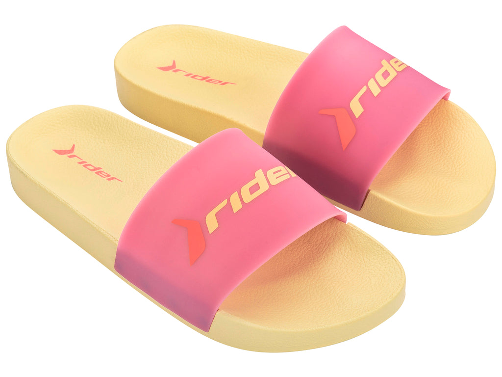 Sandalia Mujer Amarillo/Lila Full Basic Rider