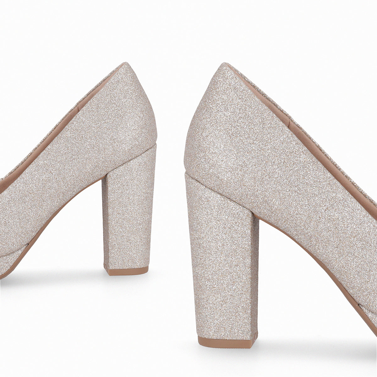 Zapato Mujer Champagne/Glitter Evelin Piccadilly