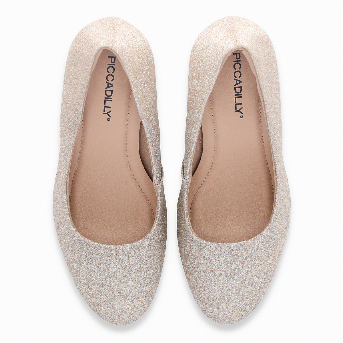 Zapato Mujer Champagne/Glitter Evelin Piccadilly