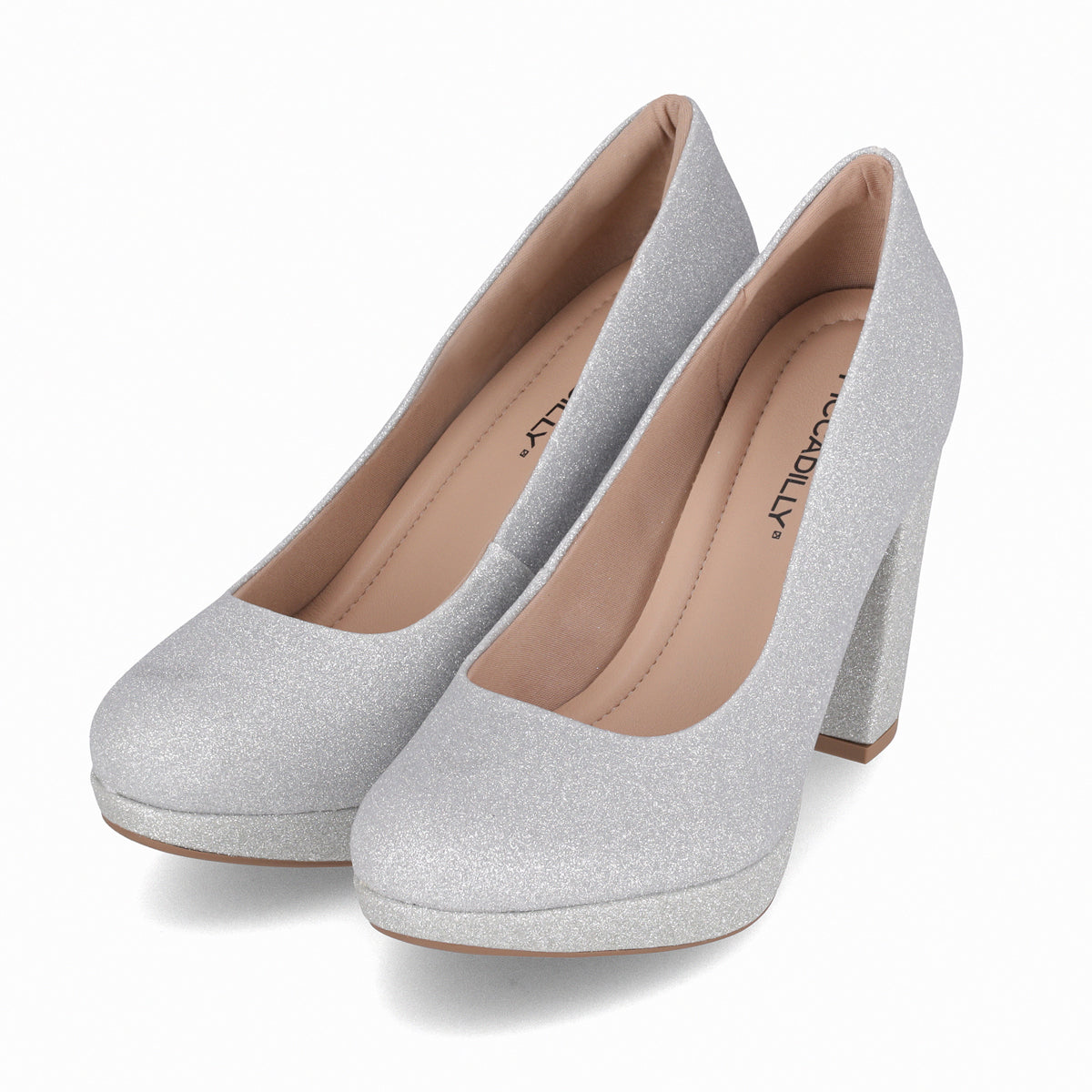 Zapato Mujer Plata/Glitter Evelin Piccadilly