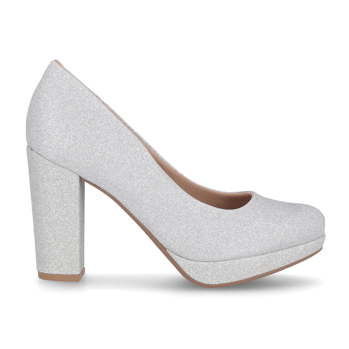 Zapato Mujer Plata/Glitter Evelin Piccadilly