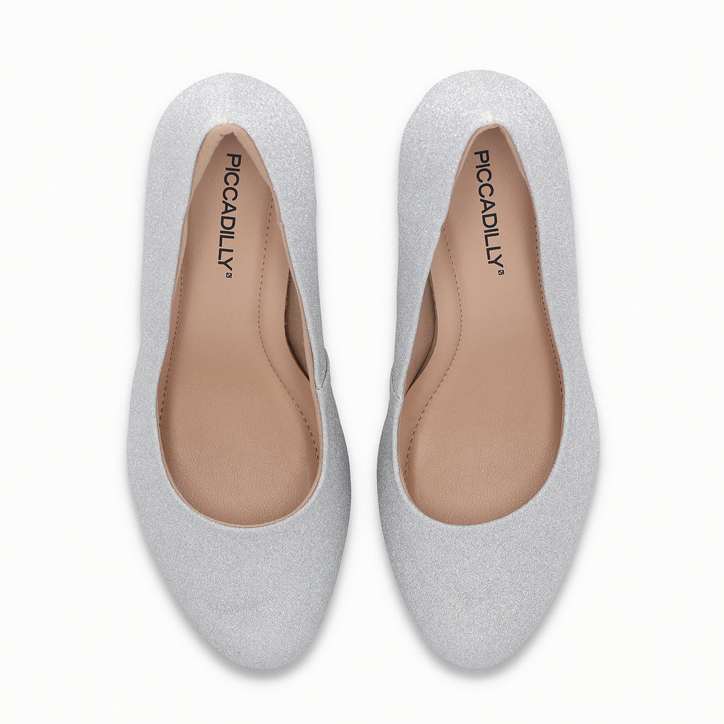 Zapato Mujer Plata/Glitter Evelin Piccadilly