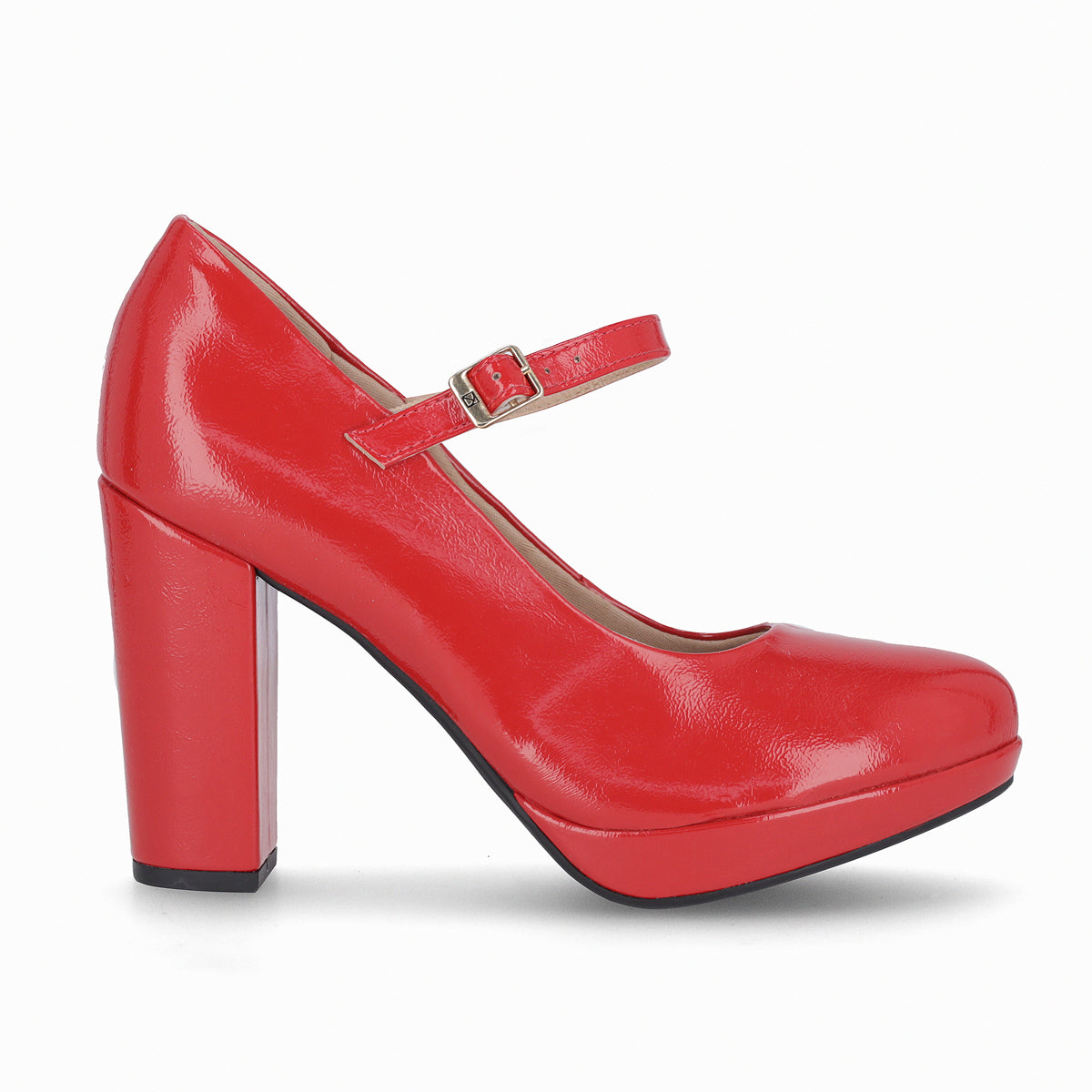 Zapato Mary Jane Mujer Rojo/Charol Evelin Piccadilly