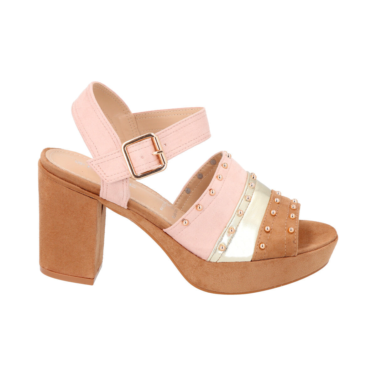 Sandalia Mujer Camel Rene Police