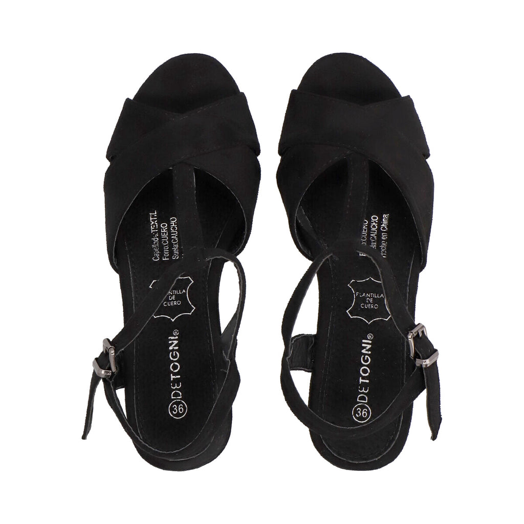 Zapato Mujer Negro Moon  Detogni