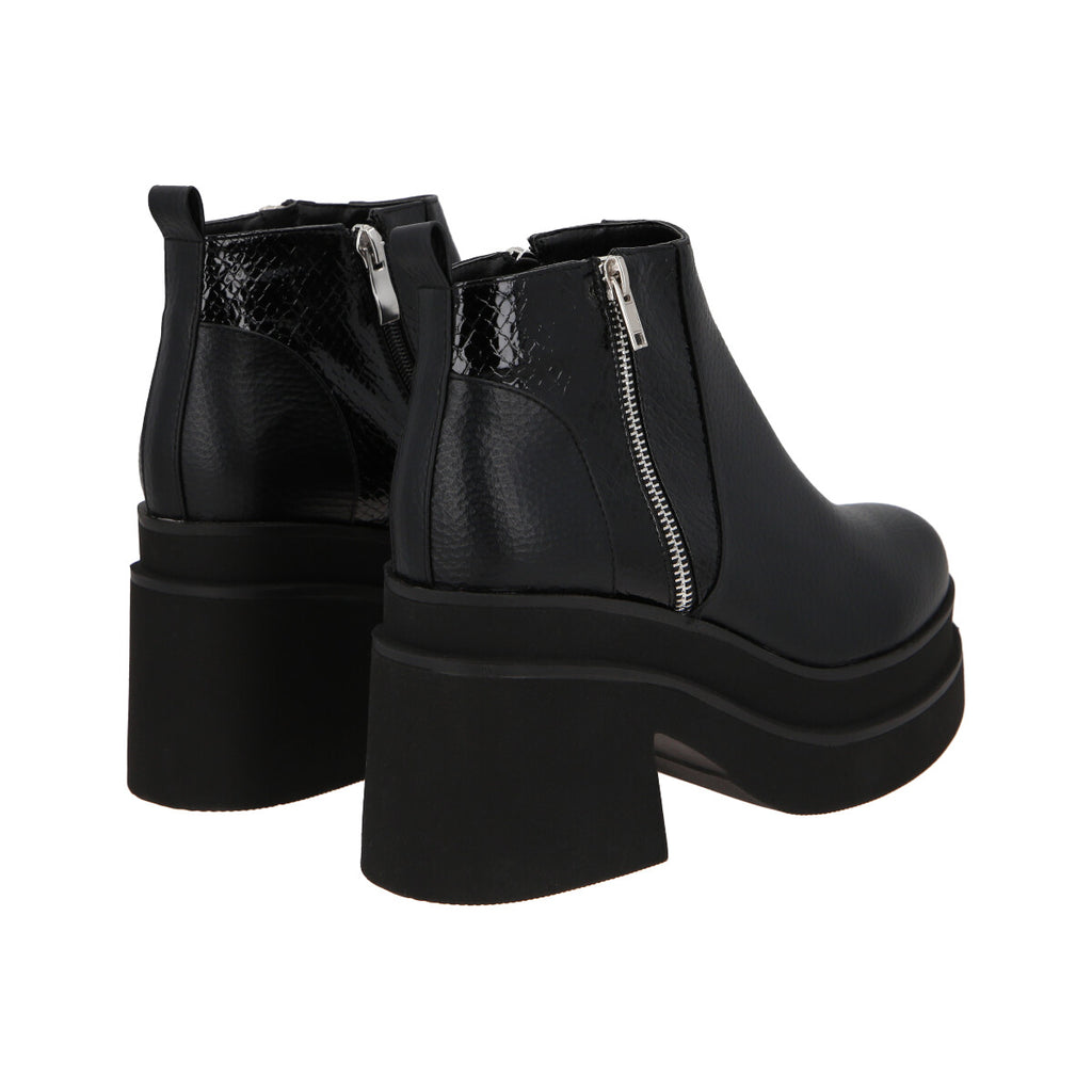 Botin Mujer Negro Yoice  Police