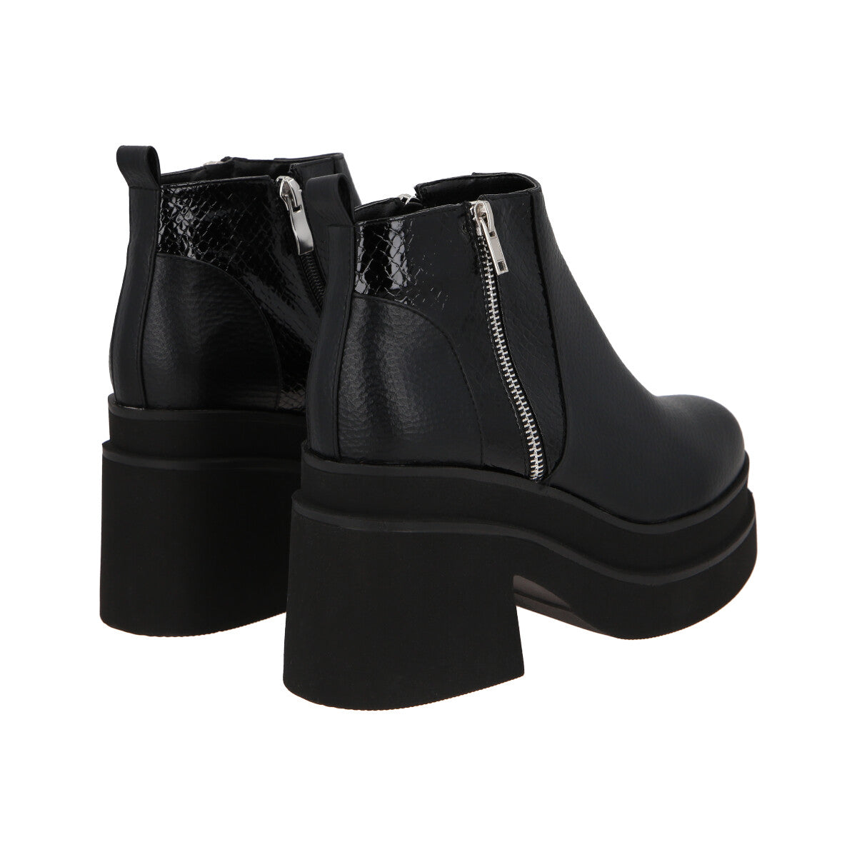 Botin Mujer Negro Yoice  Police