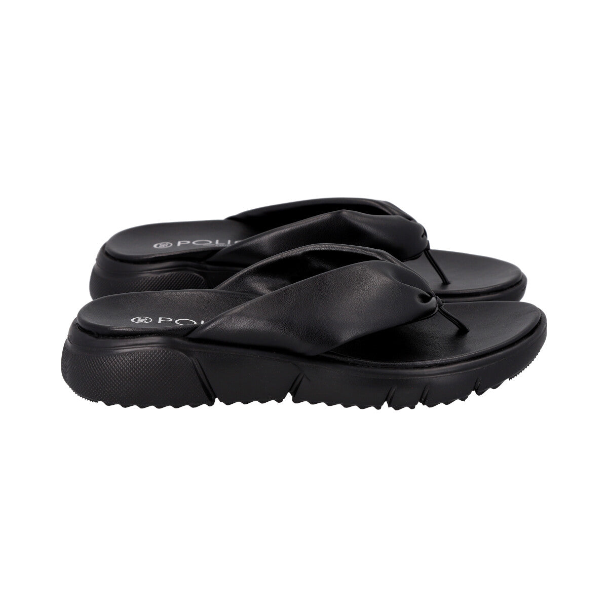 Sandalia Mujer Negro Lol Police