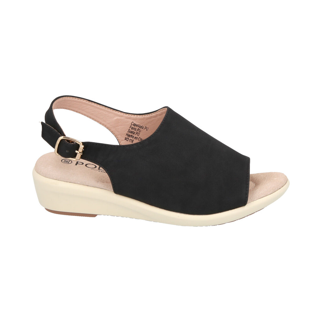 Sandalia Mujer  Negro Sonia Police