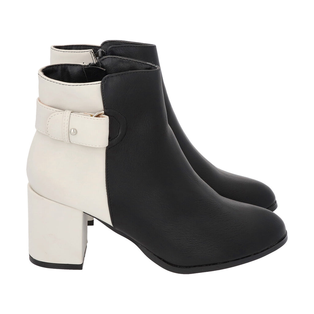 Botin Mujer Negro Rodas 11 Police