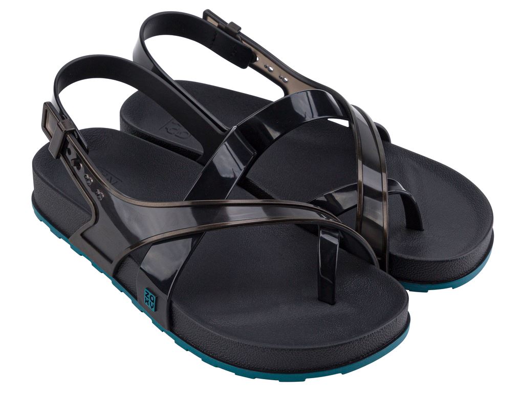 Sandalia Mujer Negro Nostalgia Ad 347 Zaxy