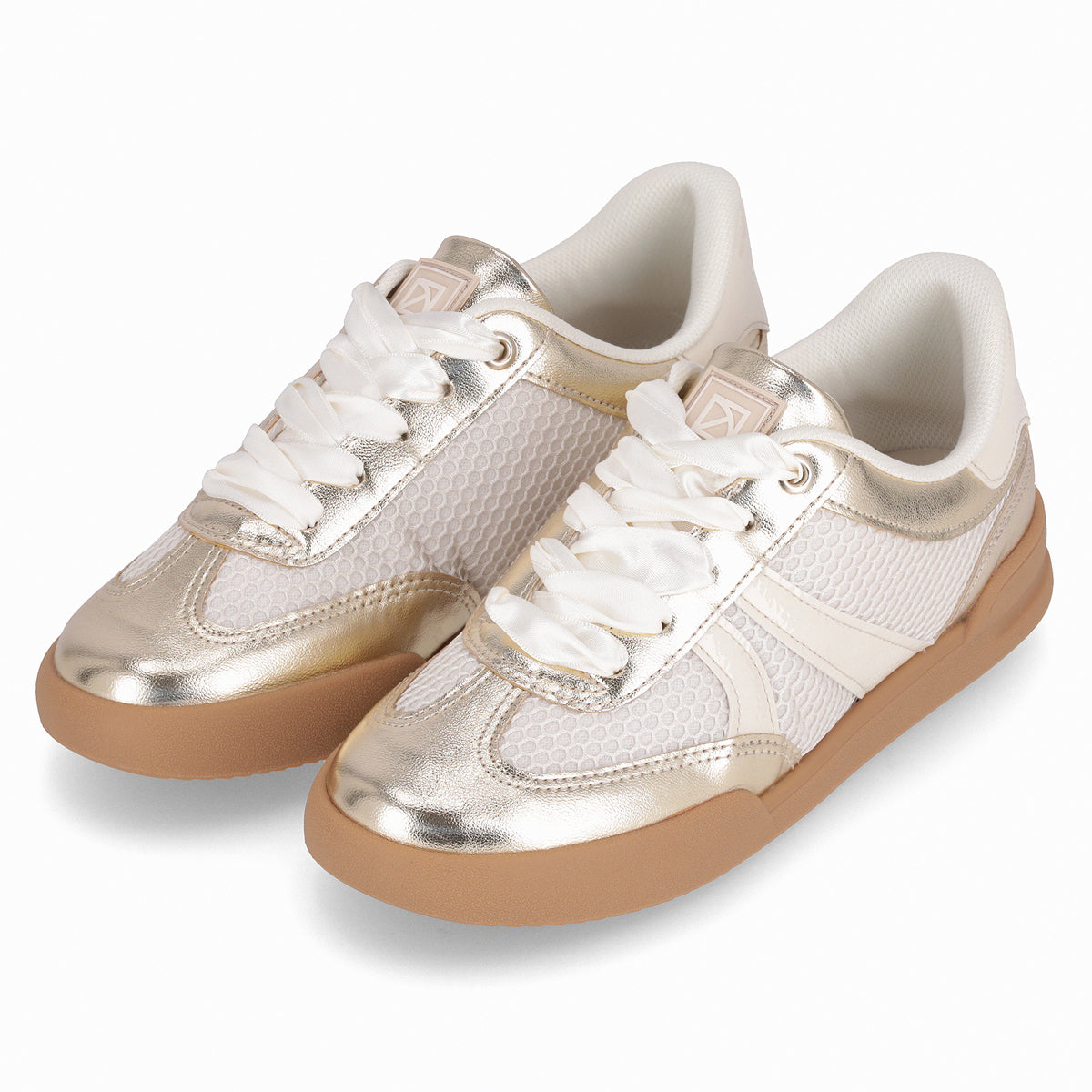 Zapatilla Mujer Dorado/Beige Caroline Piccadilly