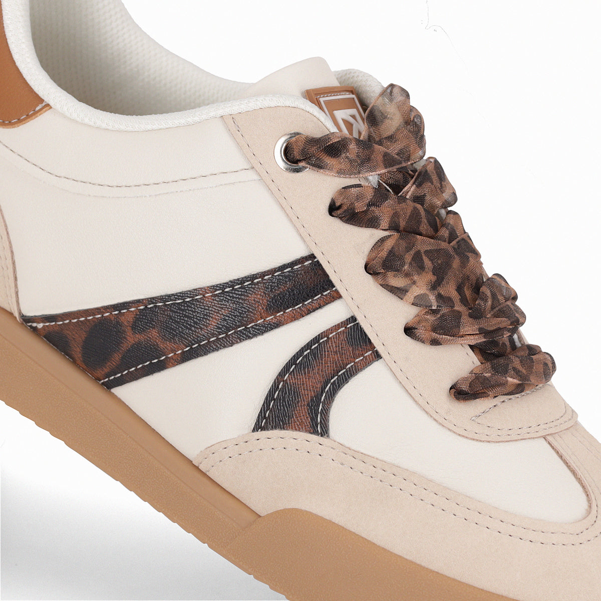 Zapatilla Mujer Beige/Animal Print Caroline Piccadilly