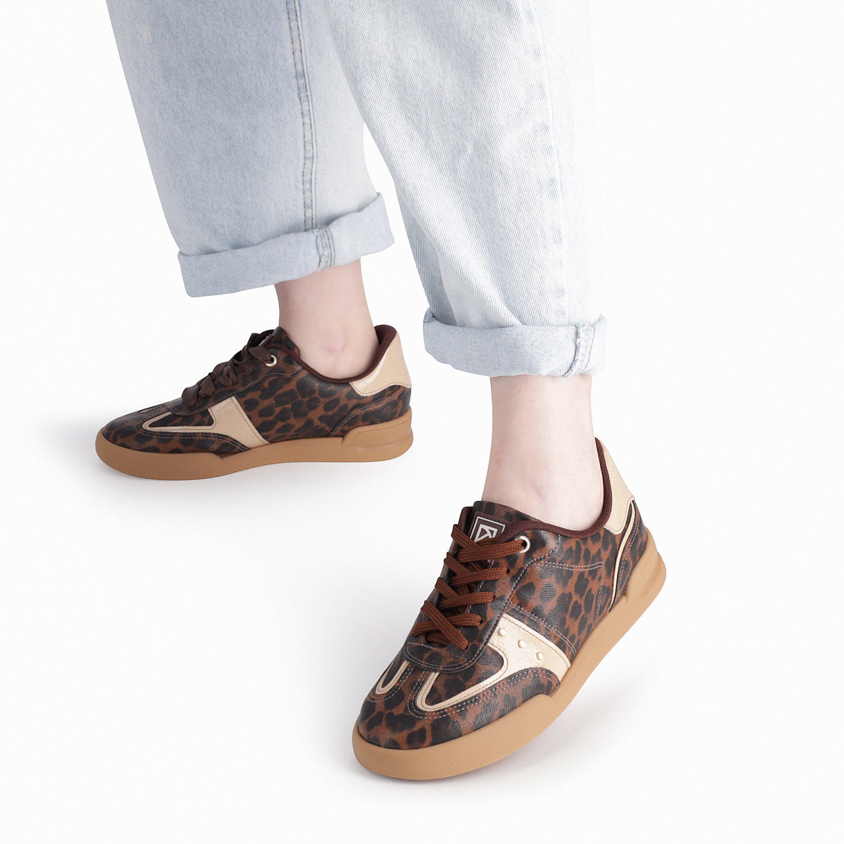 Zapatilla Mujer Animal Print/Café Caroline Piccadilly