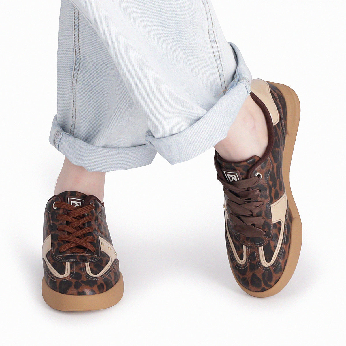 Zapatilla Mujer Animal Print/Café Caroline Piccadilly