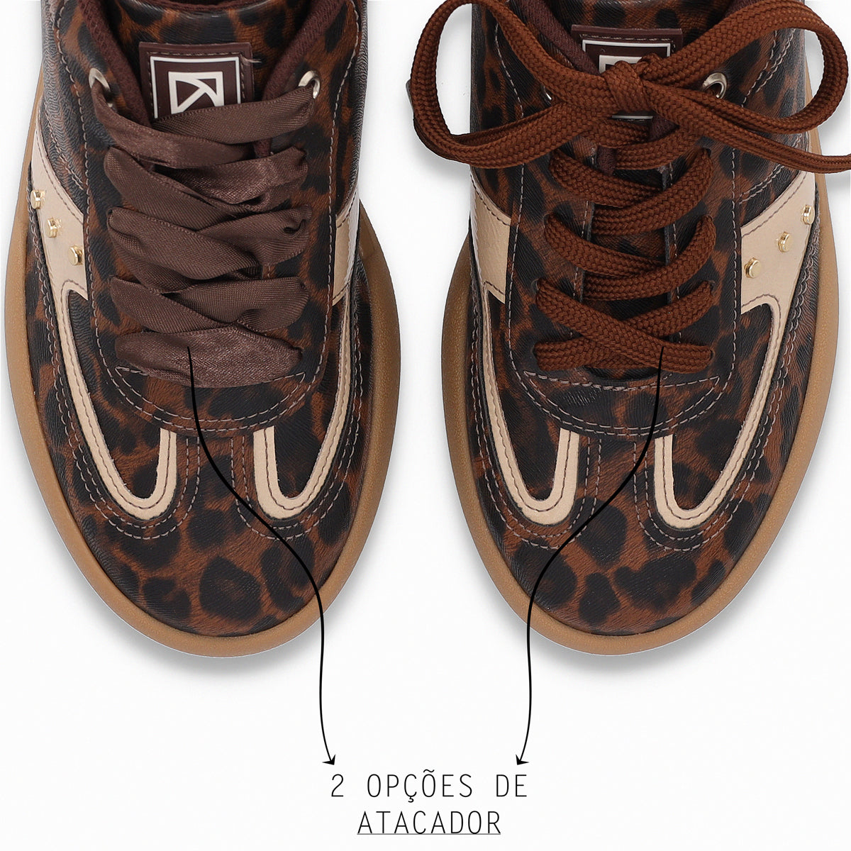 Zapatilla Mujer Animal Print/Café Caroline Piccadilly