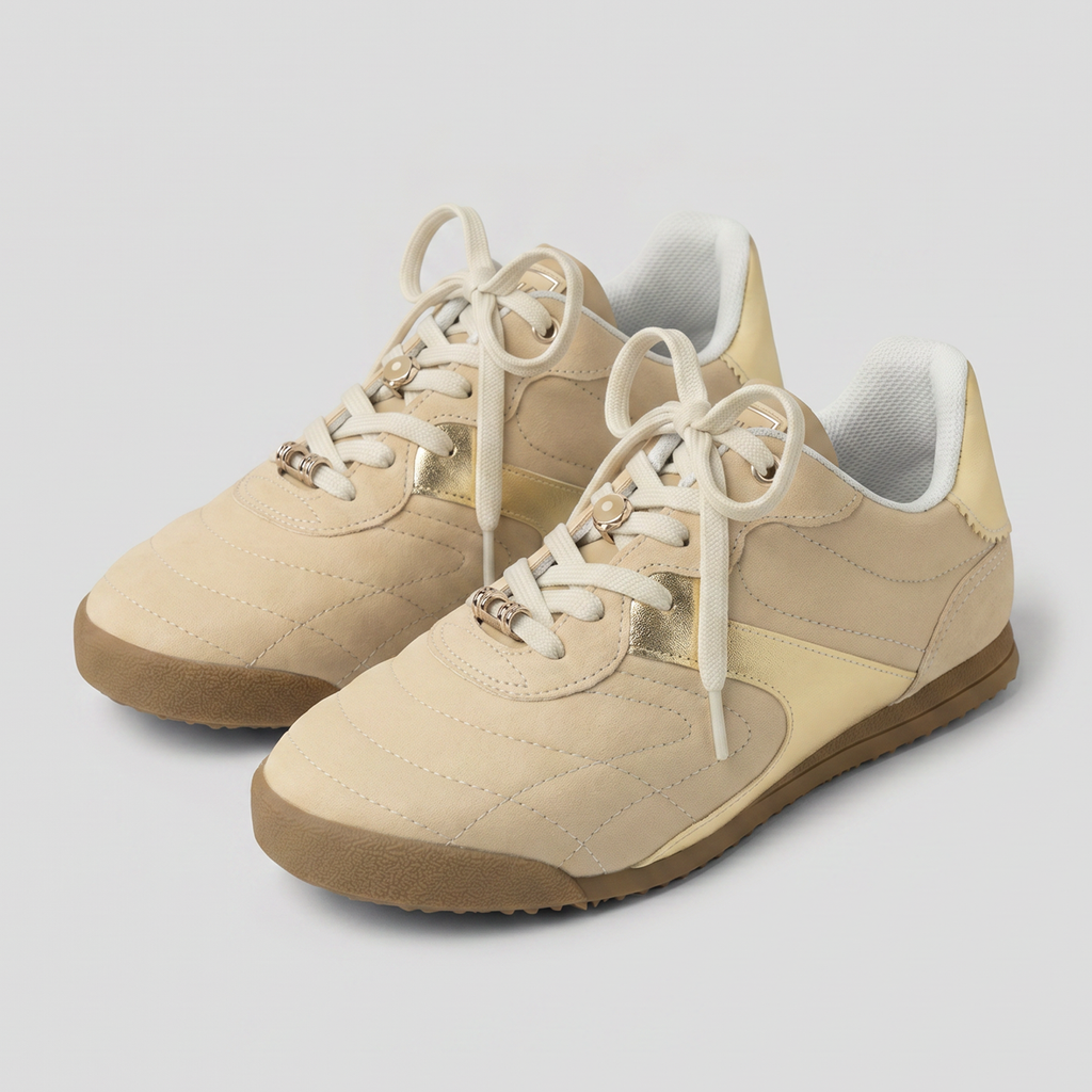 Zapatilla Mujer Vainilla/Dorado Kelly Piccadilly
