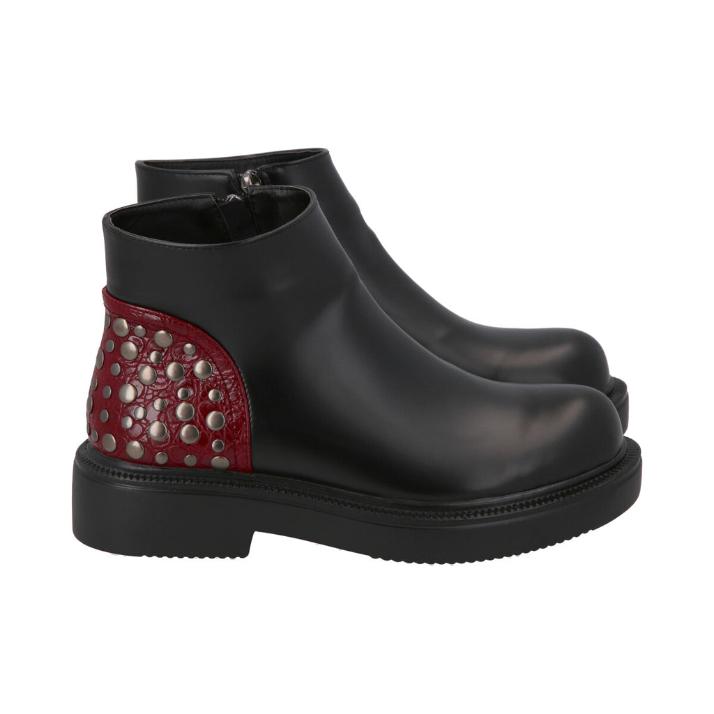 Botin Mujer Negro Galli  Police