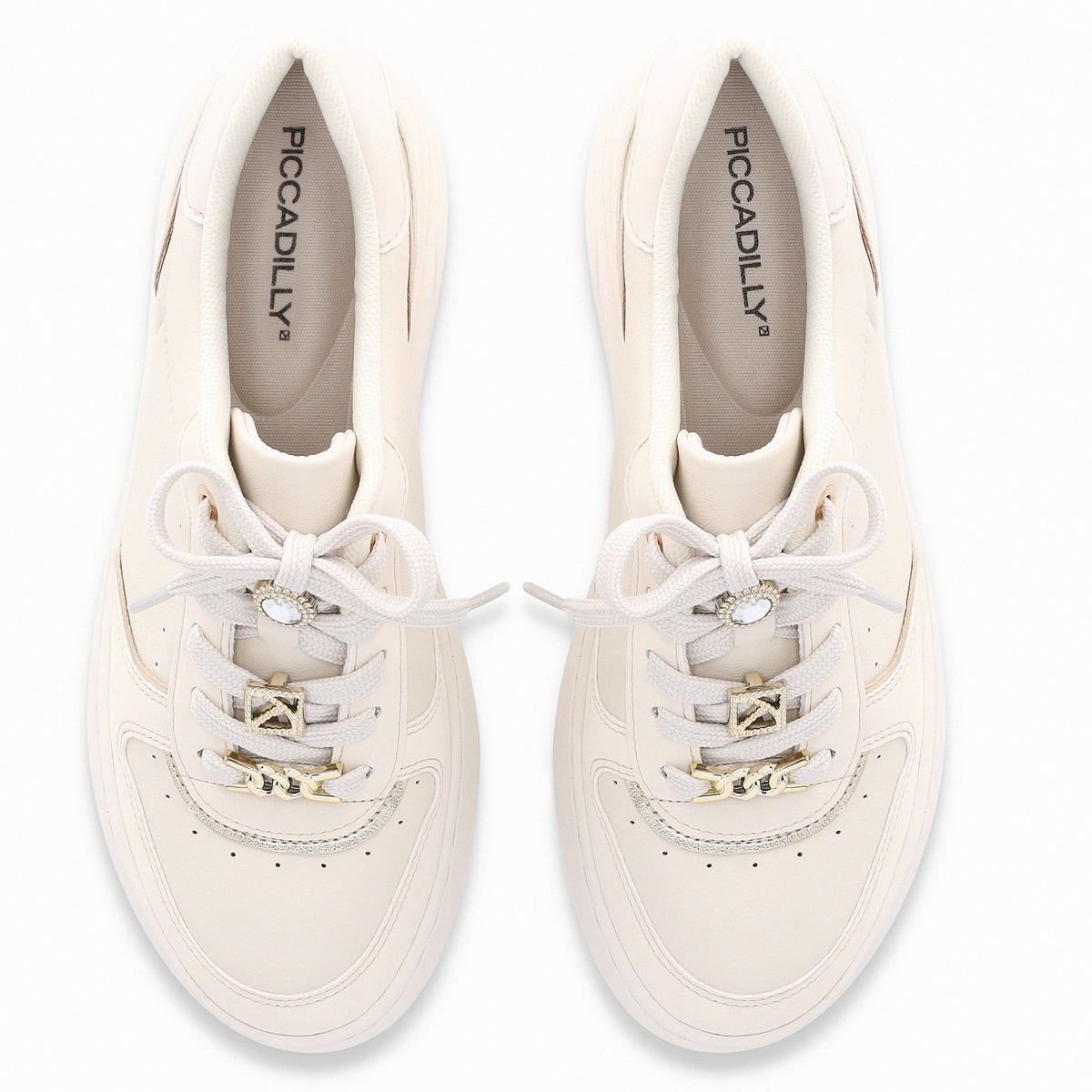 Zapatilla Mujer Beige/Dorado Beatriz Piccadilly