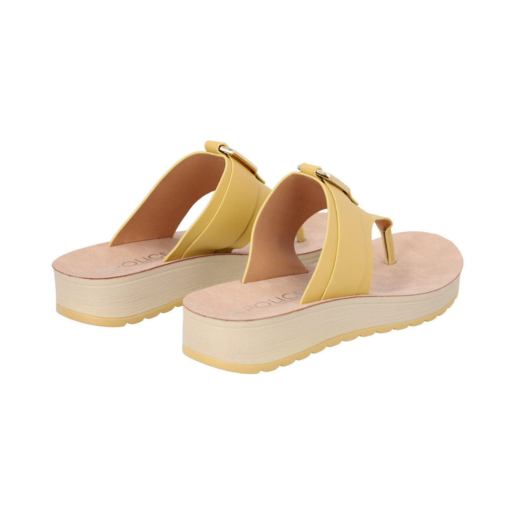 Sandalia Mujer Amarillo Sole  Police