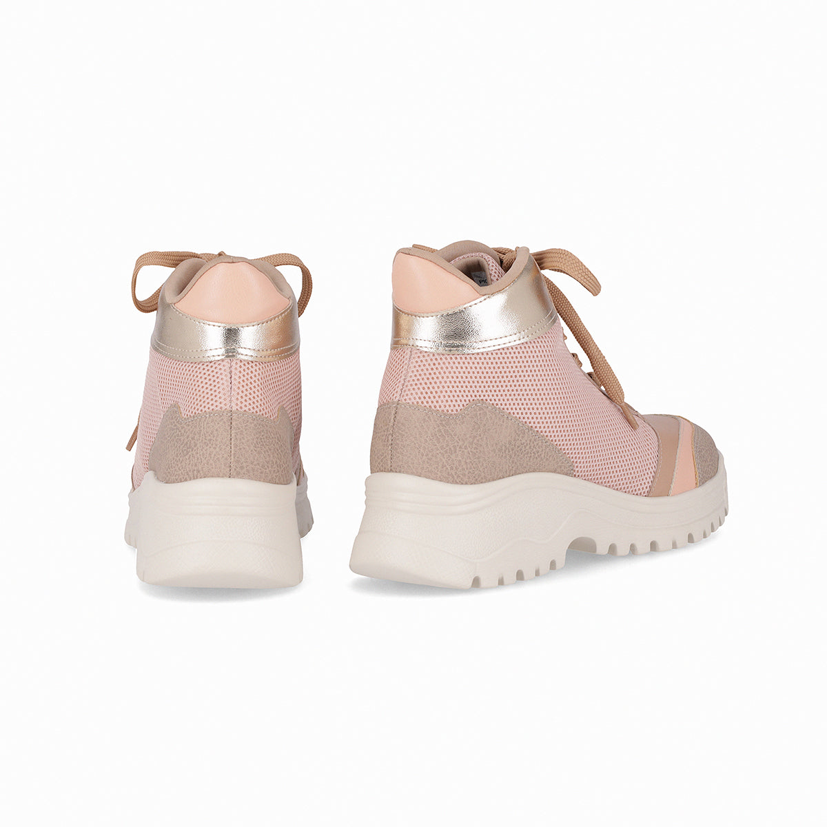 Zapatilla Urbana Mujer 2 Lana Rosa/Dorado Piccadilly