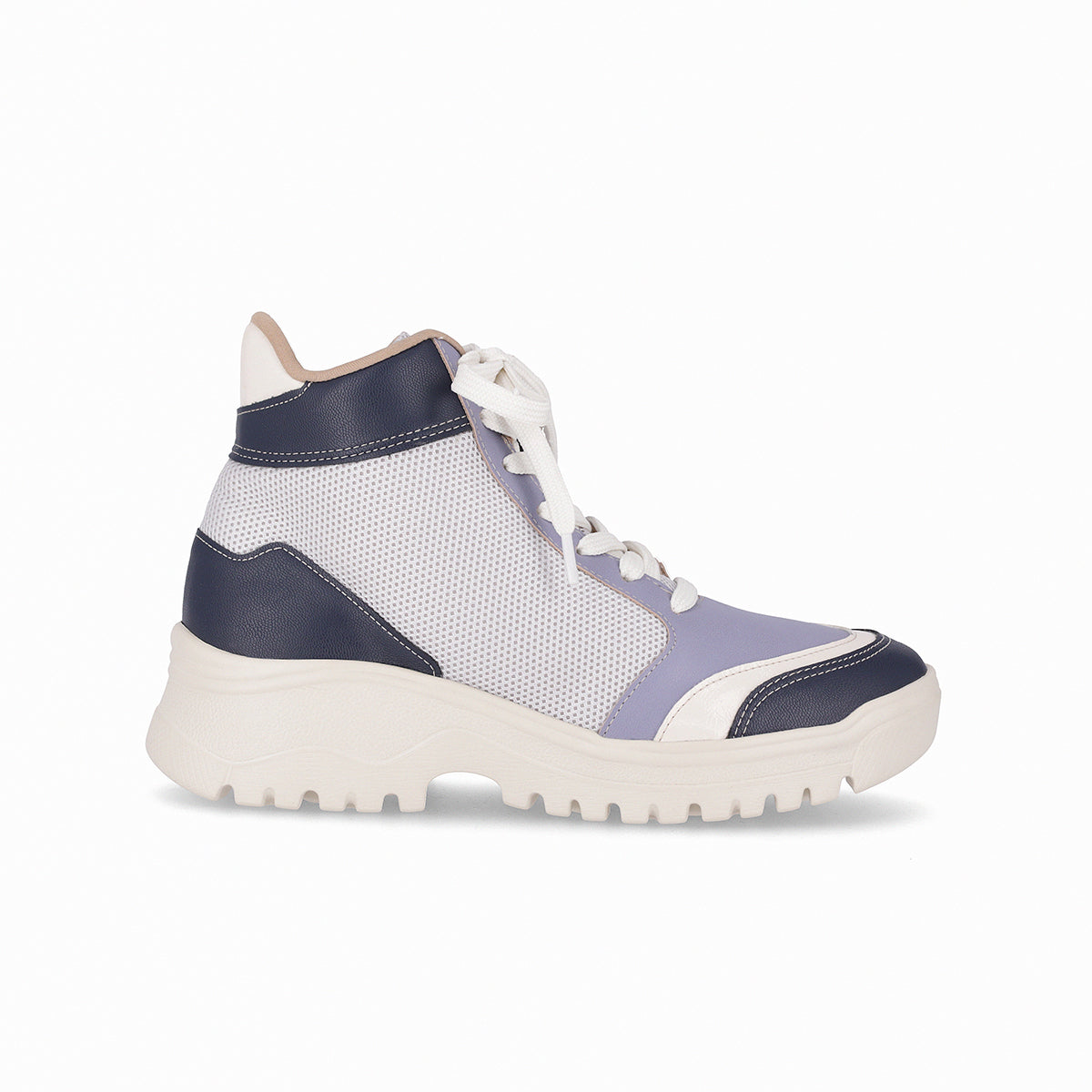 Zapatilla Urbana Mujer Azul/Natural Lana Piccadilly