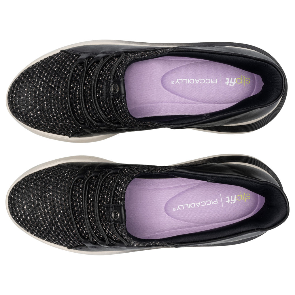 Zapatilla Urbana Mujer Negro SlipFit Piccadilly