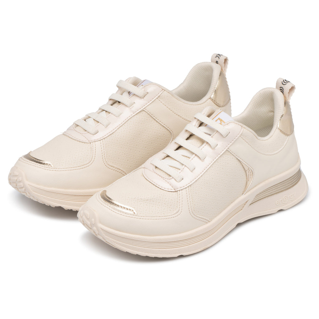 Zapatilla Urbana Mujer Natural/Dorado Energy Piccadilly
