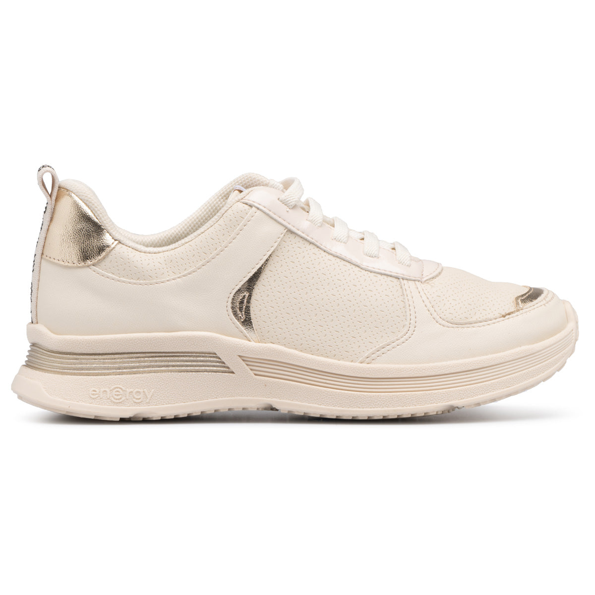 Zapatilla Urbana Mujer Natural/Dorado Energy Piccadilly