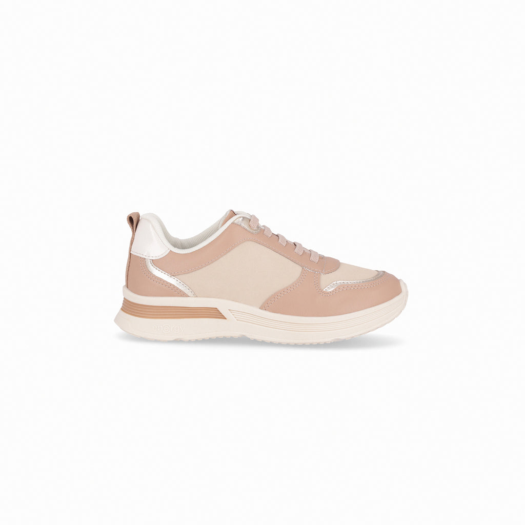 Zapatilla Urbana Mujer Nude/Rosado Energy Piccadilly