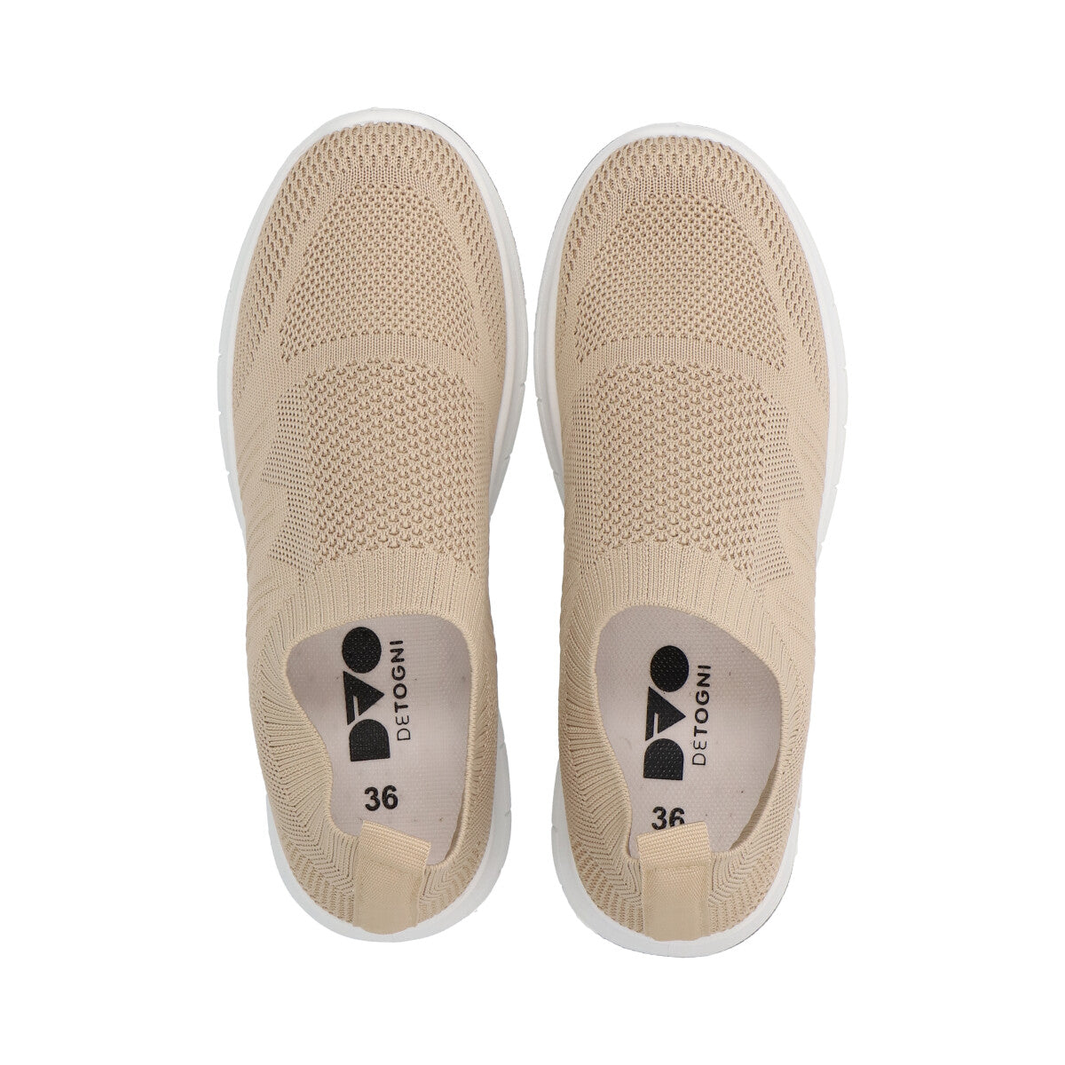 Zapatilla Mujer Beige Karen  Detogni