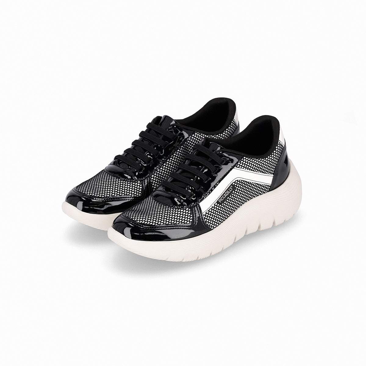 Zapatilla Urbana Mujer Negro/Blanco Eliana Piccadilly