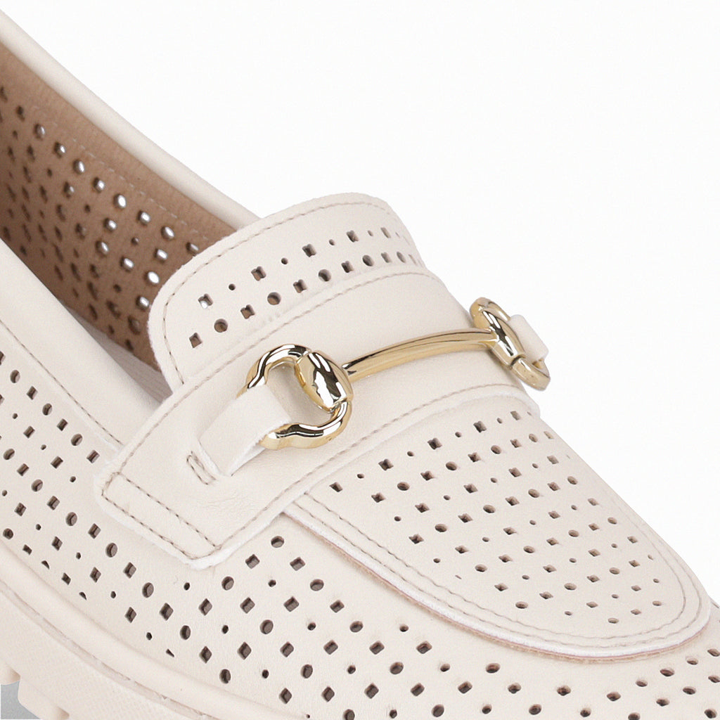 Zapatilla Mujer Crema/Dorado Nici Piccadilly