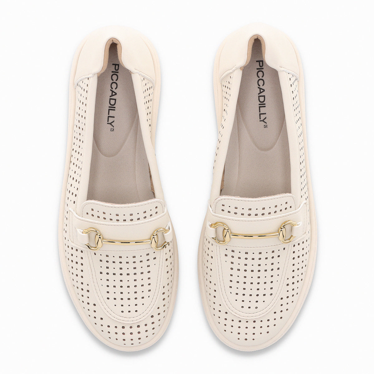 Zapatilla Mujer Crema/Dorado Nici Piccadilly