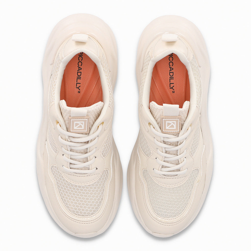 Zapatilla Mujer Crema Fascitis Piccadilly