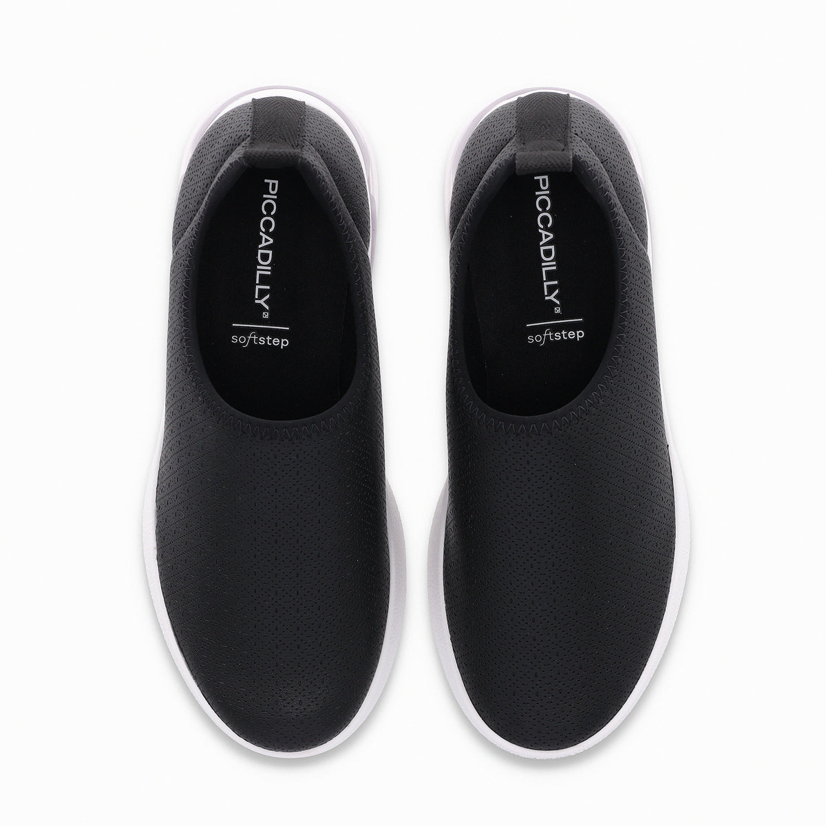 Zapatilla Mujer Negro SoftStep Anabela Piccadilly