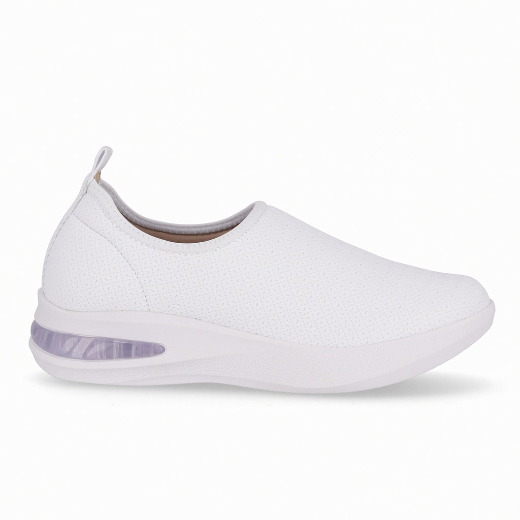 Zapatilla Mujer Blanco SoftStep Anabela Piccadilly